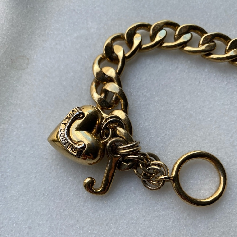 Juicy Couture Gold Heart Bracelet